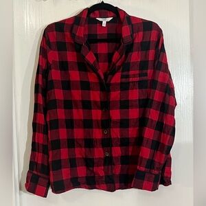 Van Winkle & Co. Red and Black Plaid Shirt